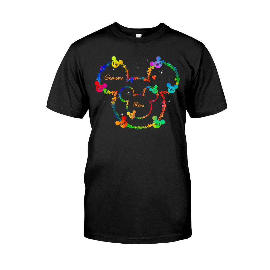 Mom Grandma Love - Personalized Mouse T-shirt And Hoodie
