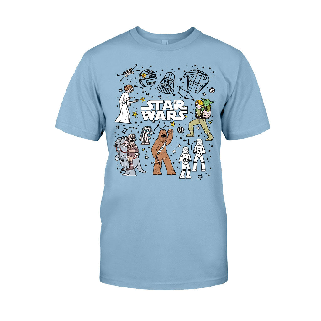 Funny Characters - The Force T-shirt And Hoodie
