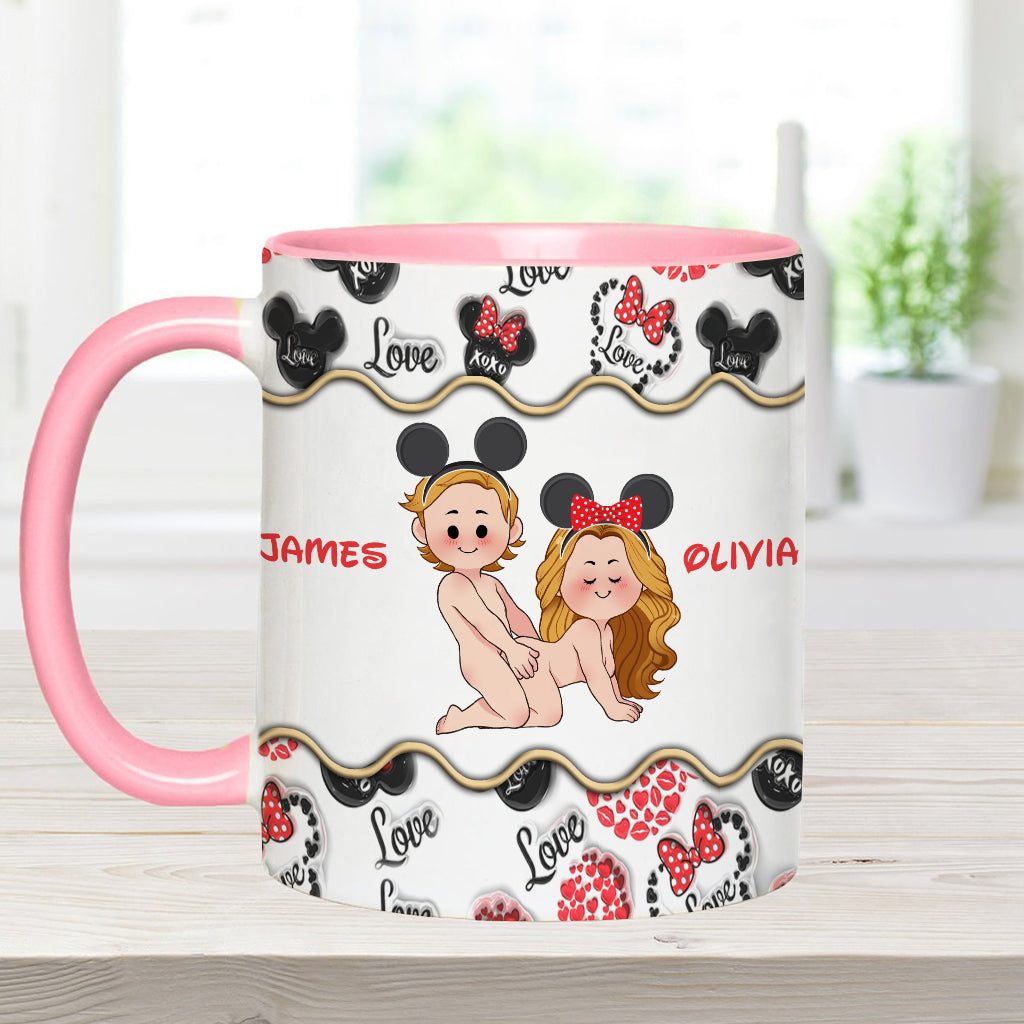 Give Me The D - Personalized Mouse Accent Mug