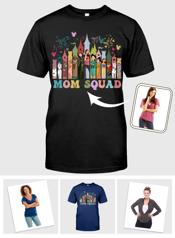 Mom Squad - Personalized Mouse T-shirt And Hoodie