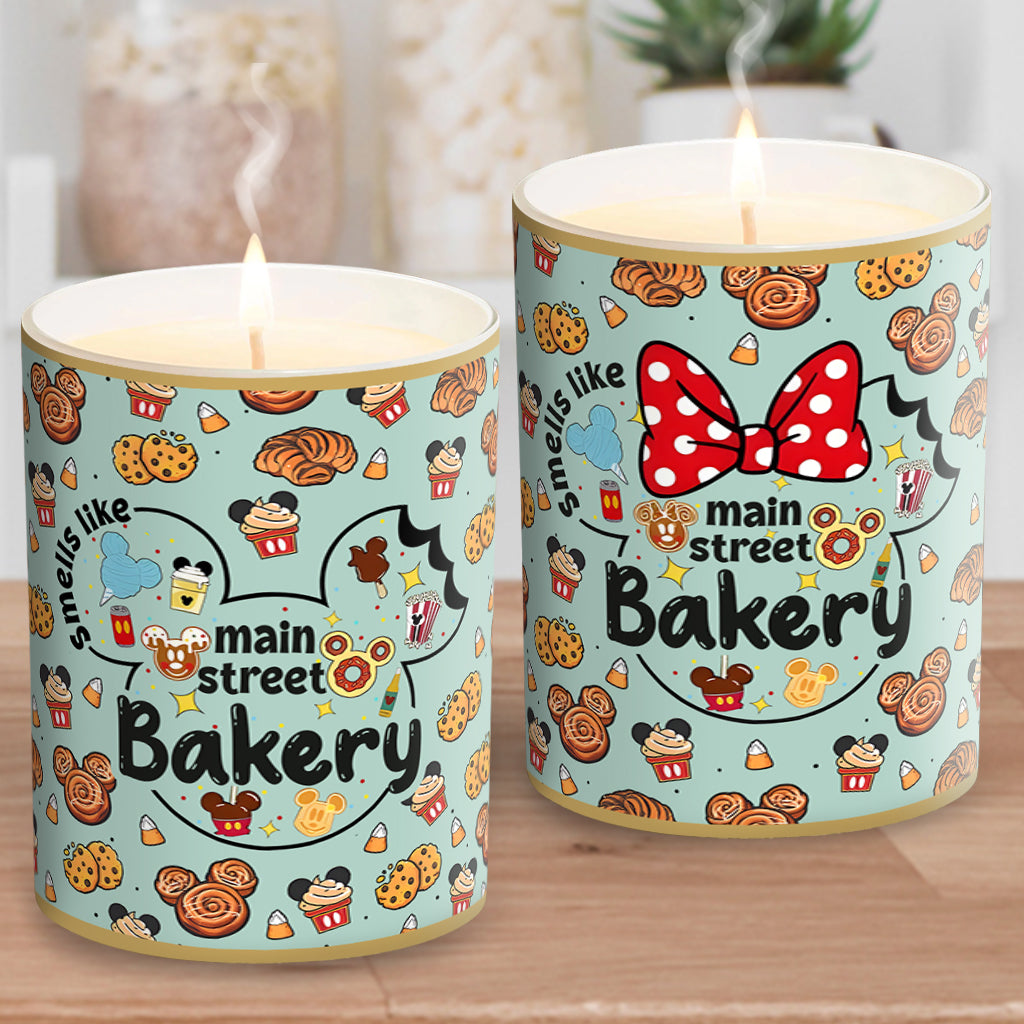 Smells Like Main Street Bakery - Mouse Candle With Wooden Lid