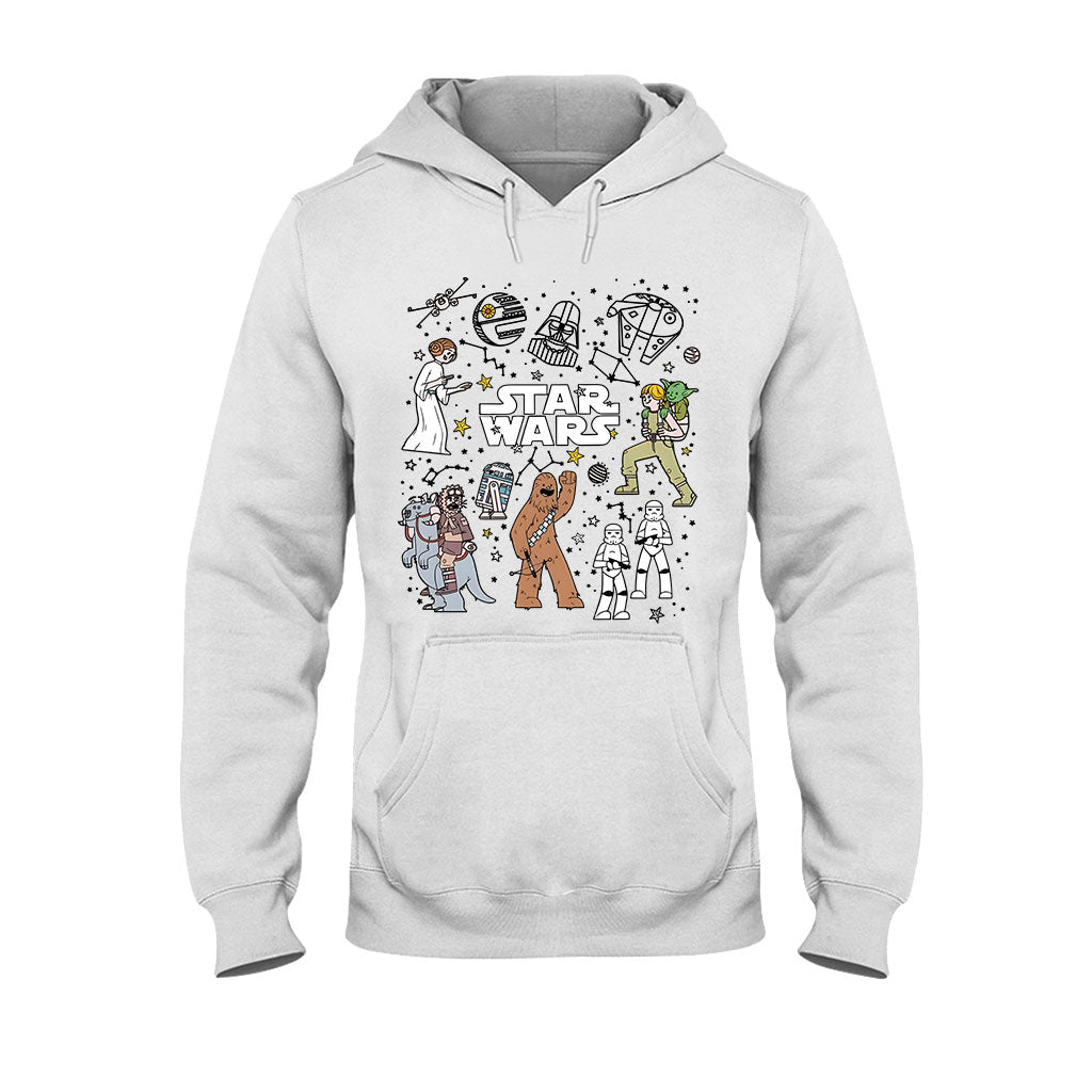 Funny Characters - The Force T-shirt And Hoodie