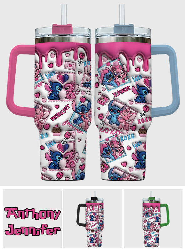 No Returns Or Refund - Personalized Ohana Tumbler With Handle