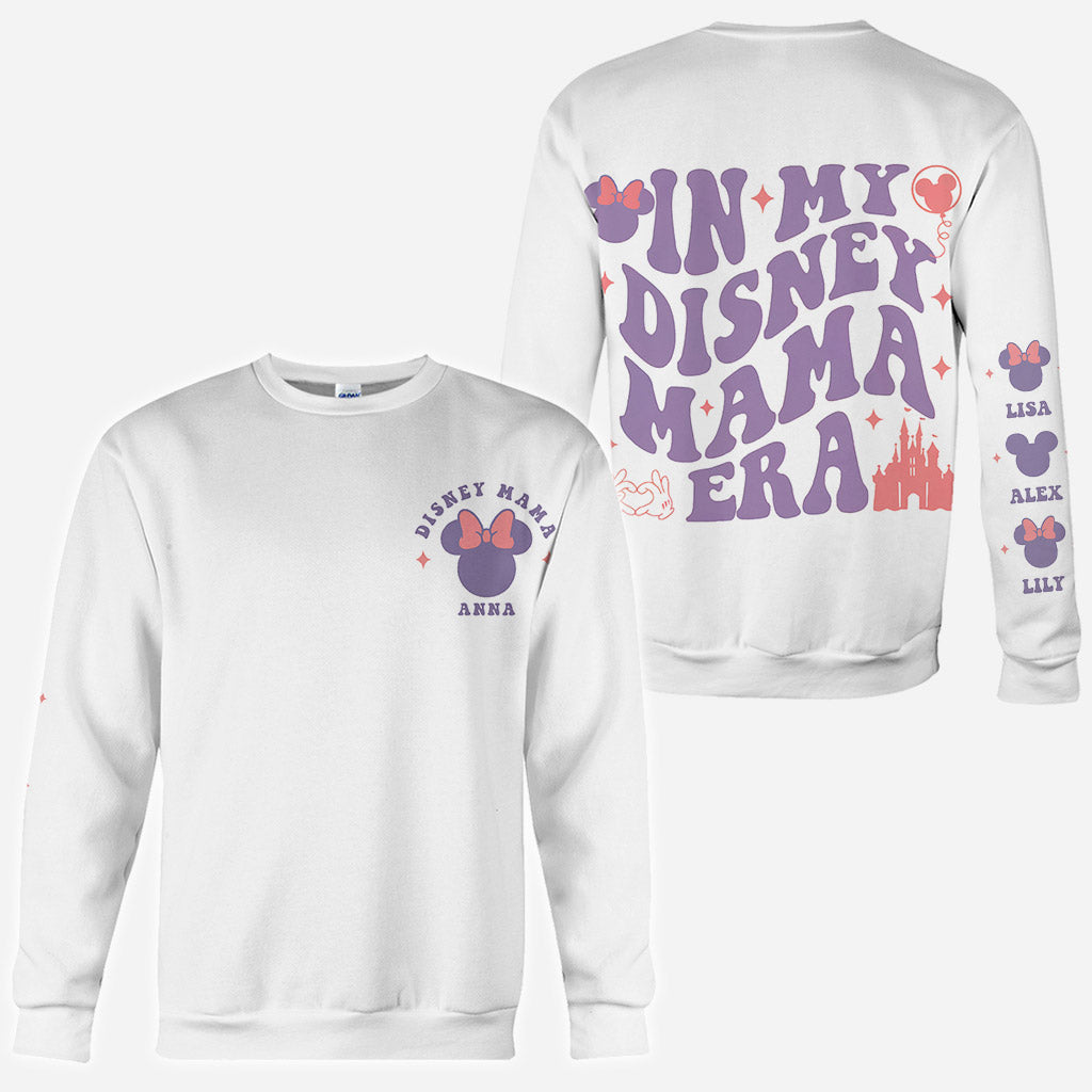 In My Mouse Ears Mom Era - Personalized Mouse All Over Shirt