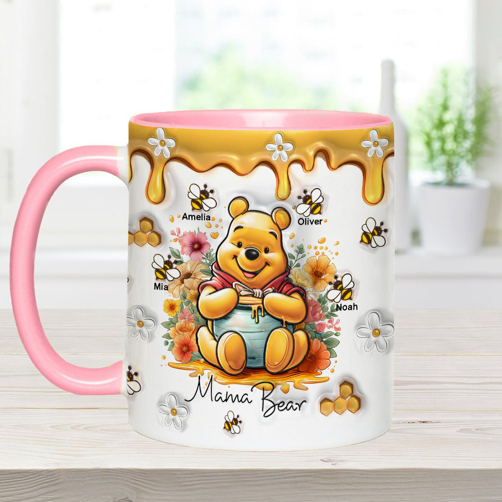 Mama Bear - Personalized Mouse Accent Mug