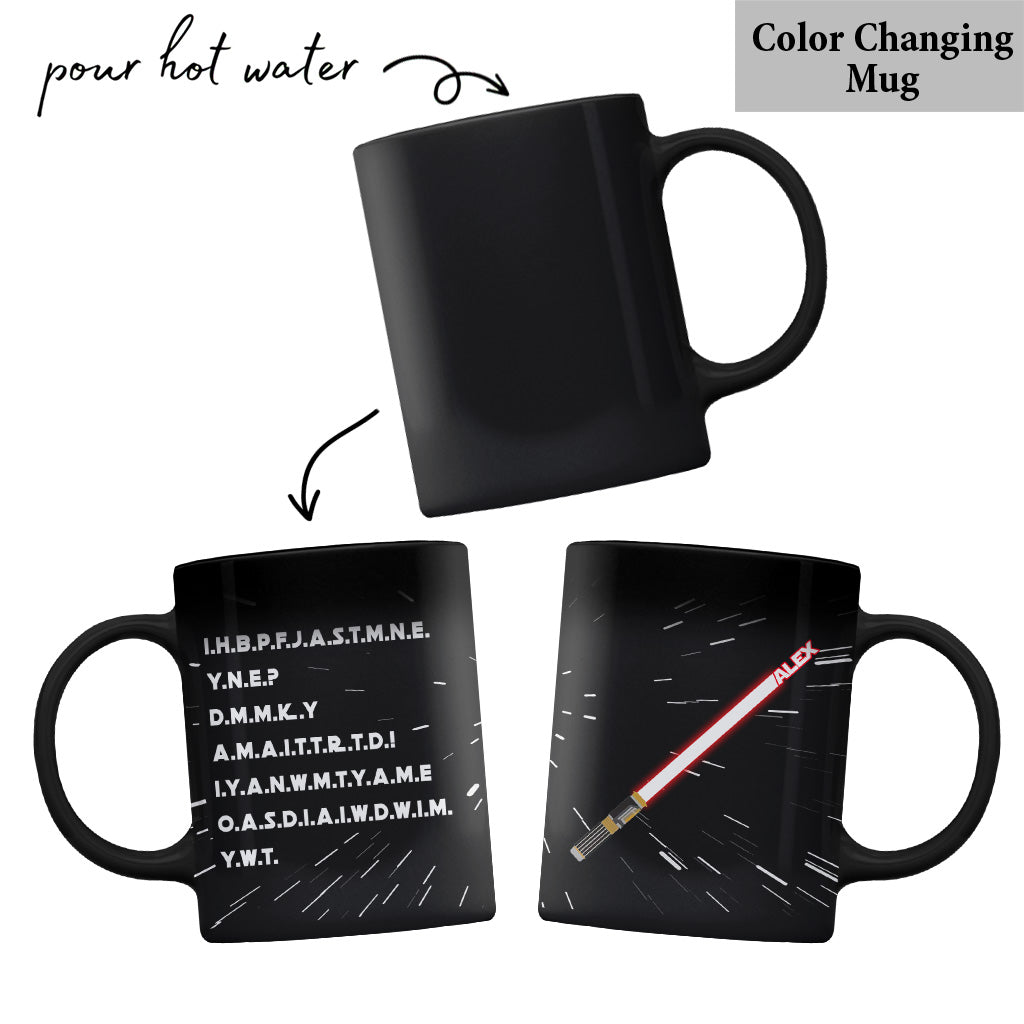 I Have Brought Peace Freedom Justice And Security - Personalized The Force Mug