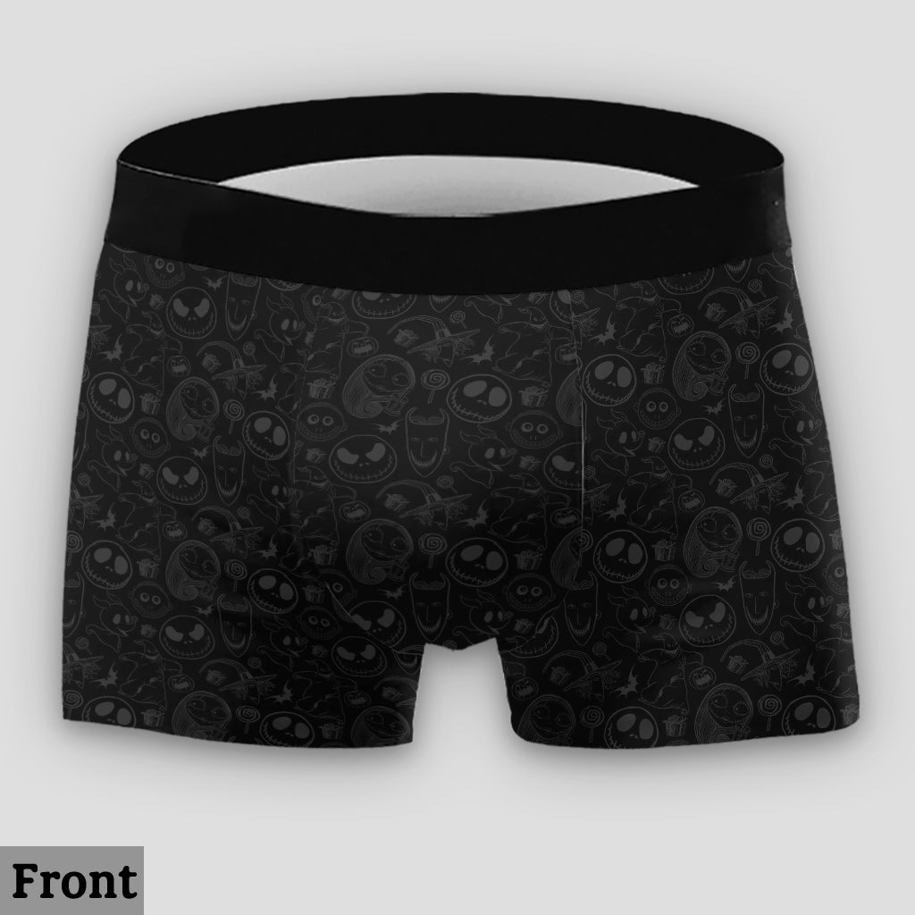 Together Forever - Personalized Nightmare Lace Border Women Briefs And Men’s Boxer Briefs