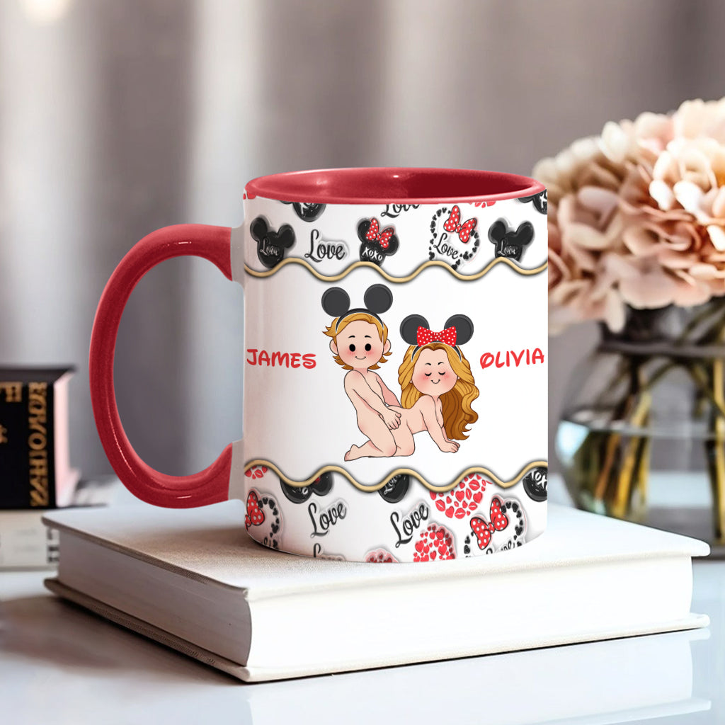 Give Me The D - Personalized Mouse Accent Mug