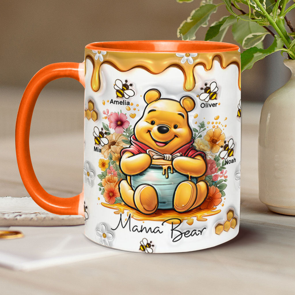 Mama Bear - Personalized Mouse Accent Mug