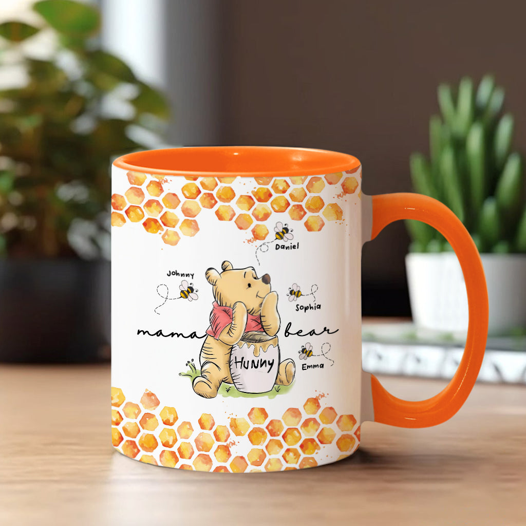 Mama Bear - Personalized Mouse Accent Mug