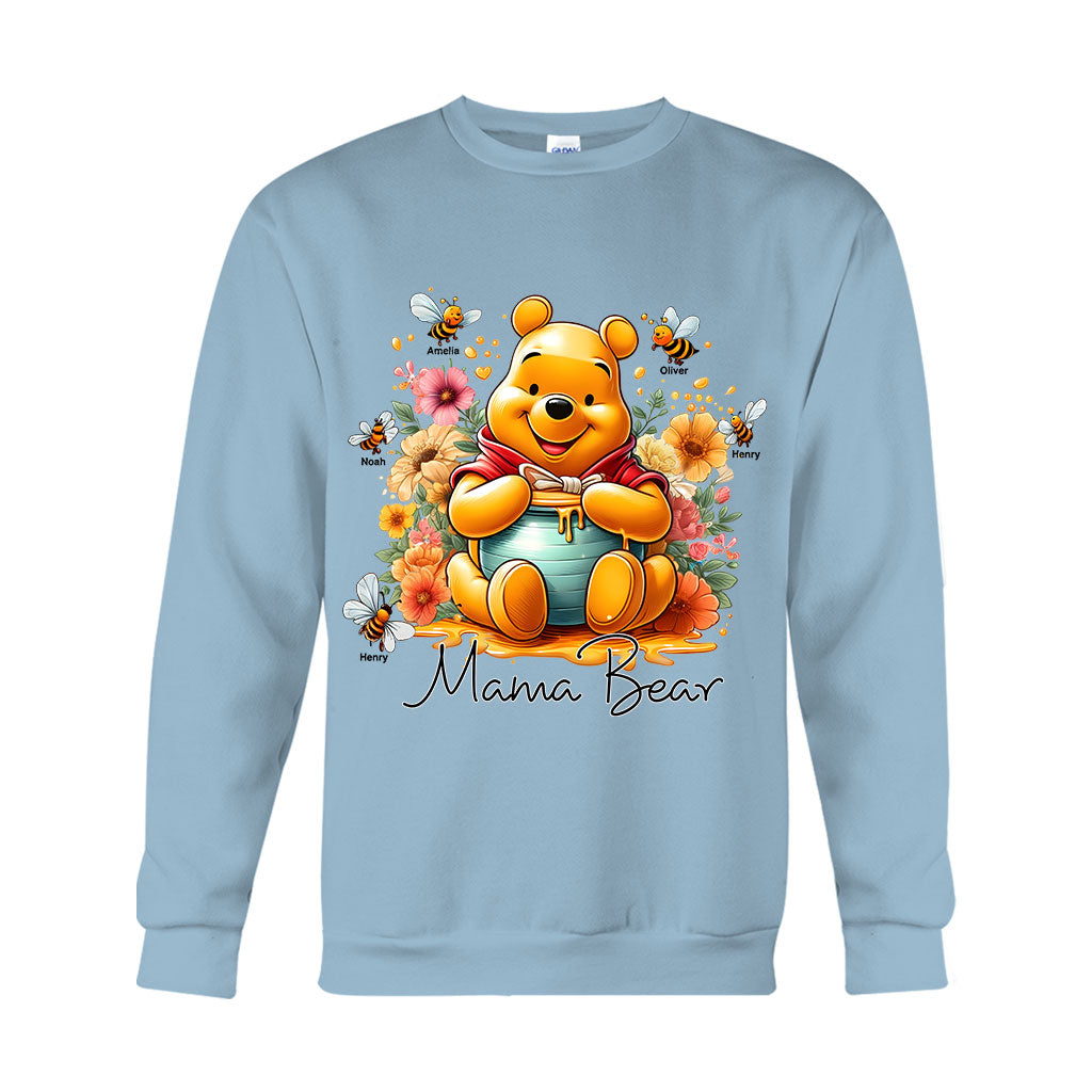 Mama Bear - Personalized Mouse T-shirt And Hoodie