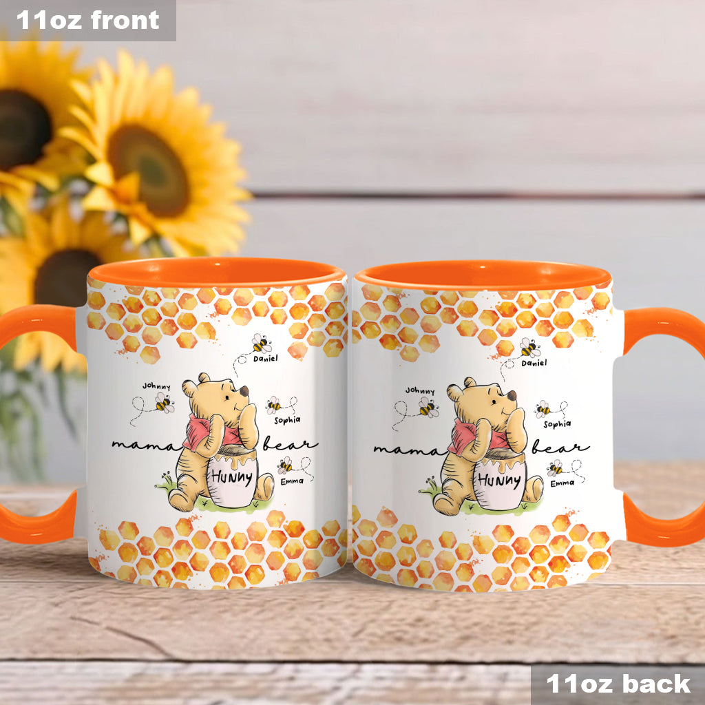 Mama Bear - Personalized Mouse Accent Mug