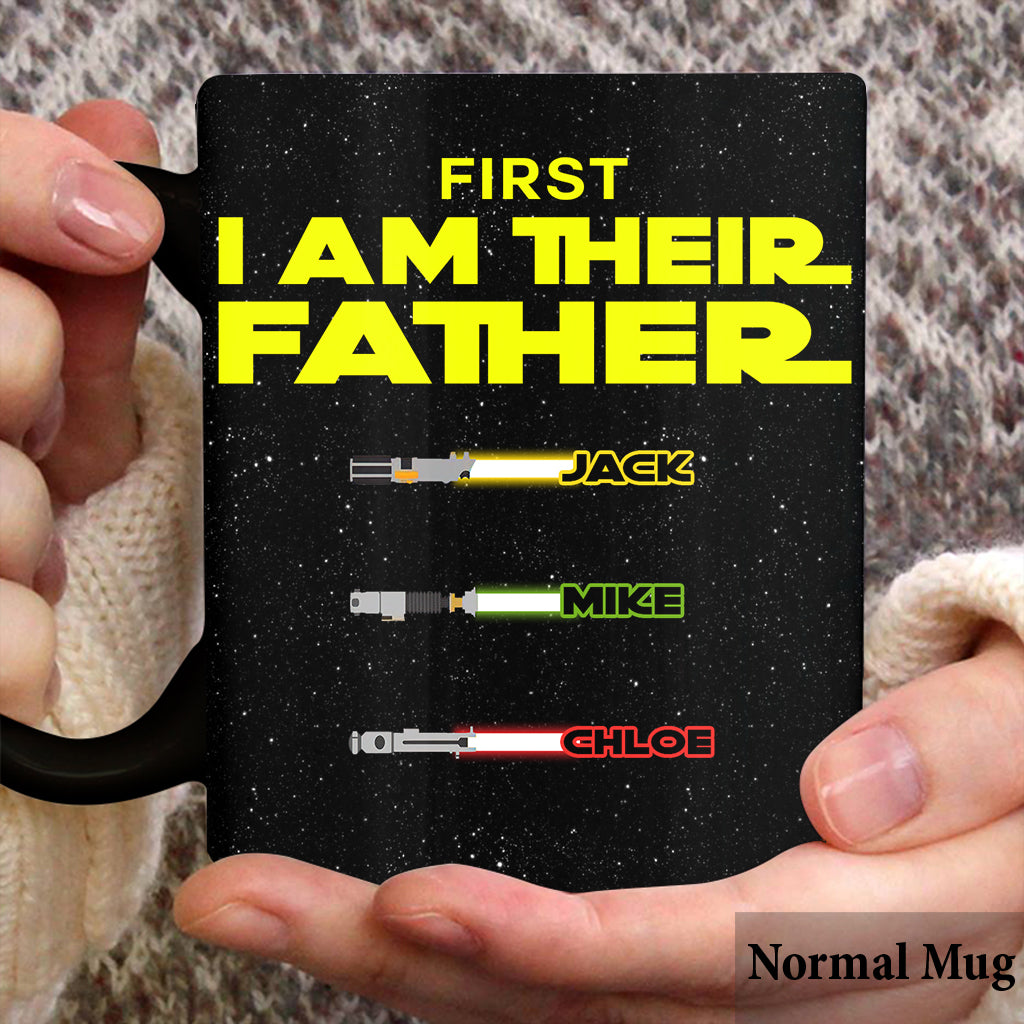 First Father Now Grandfather - Personalized The Force Mug