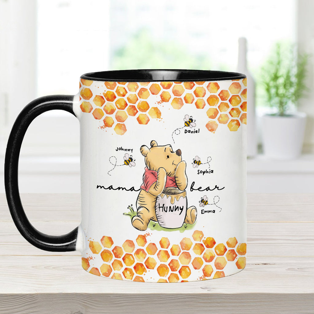 Mama Bear - Personalized Mouse Accent Mug