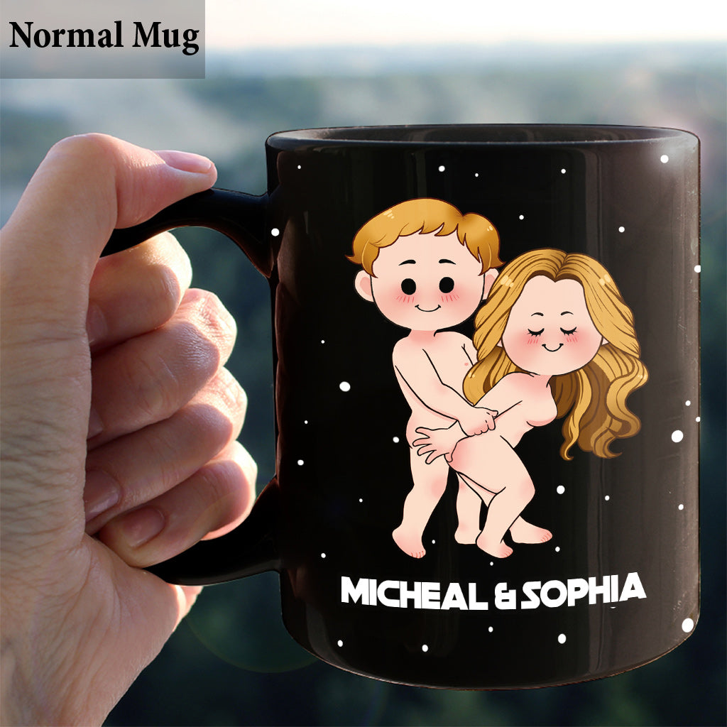 I Love Your Butt I Know Naughty - Personalized The Force Mug