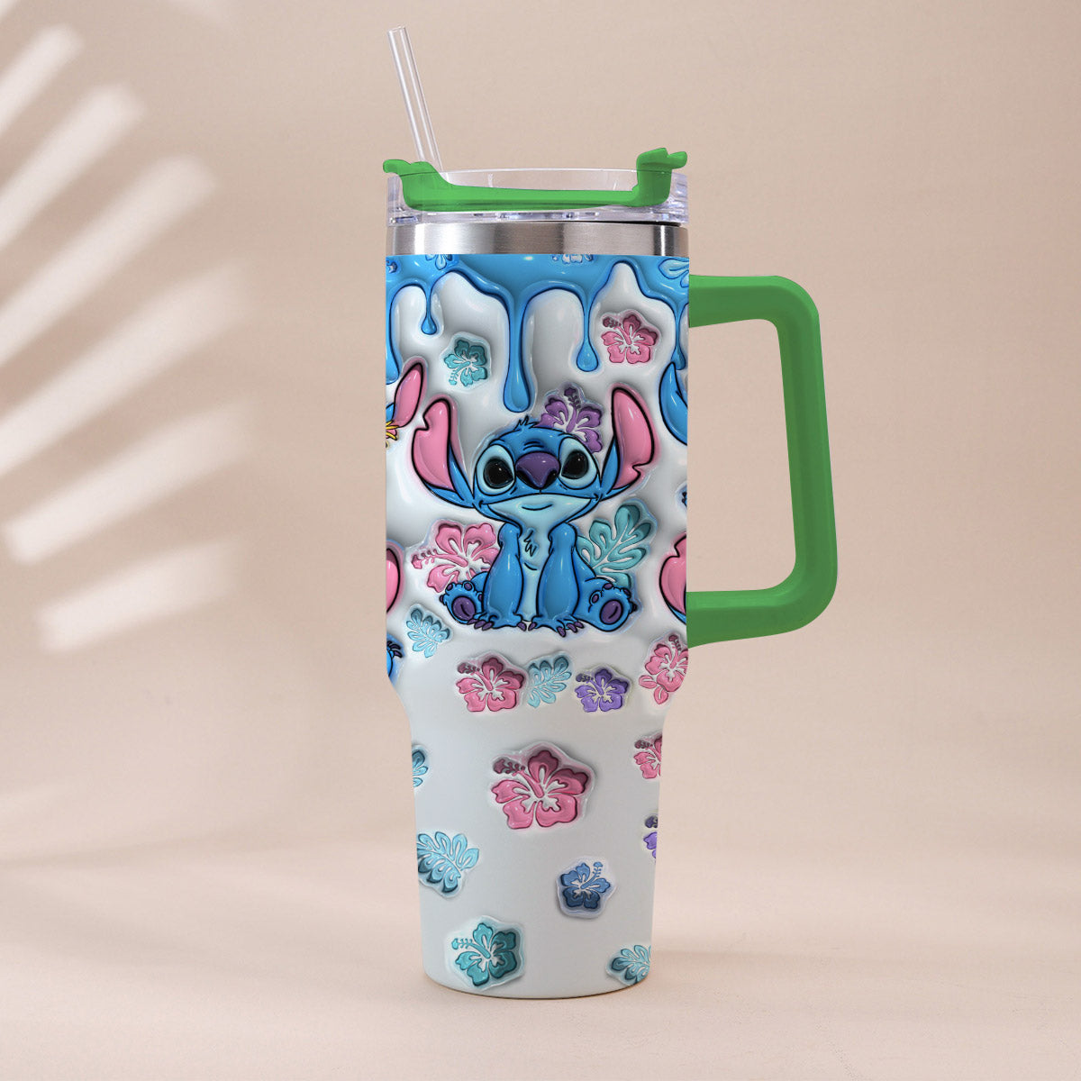 Ohana Means Family - Personalized Ohana Tumbler With Handle