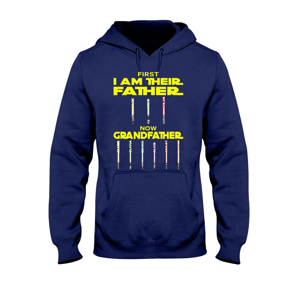 First Father Now Grandfather - Personalized The Force T-shirt And Hoodie
