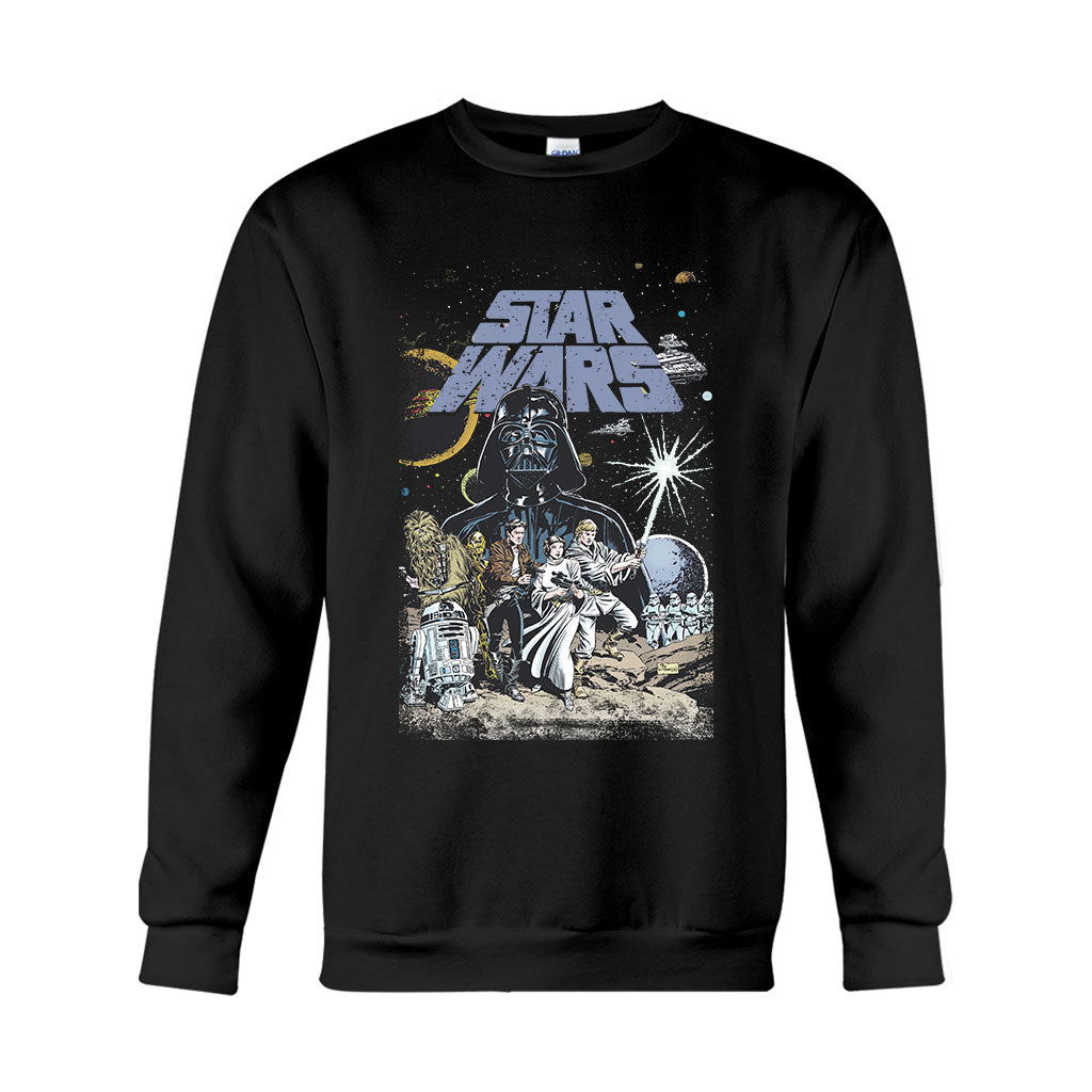 Vintage Characters - The Force T-shirt And Hoodie