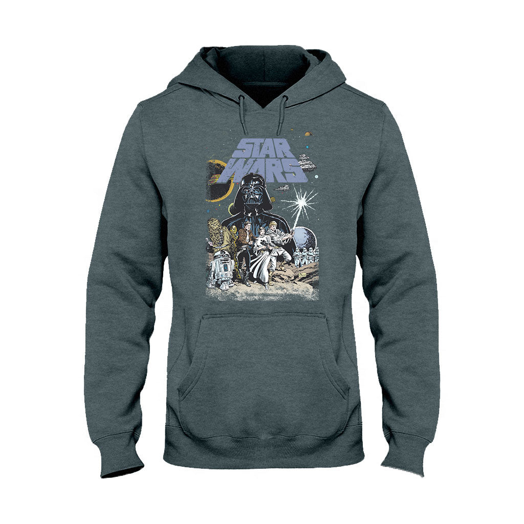 Vintage Characters - The Force T-shirt And Hoodie