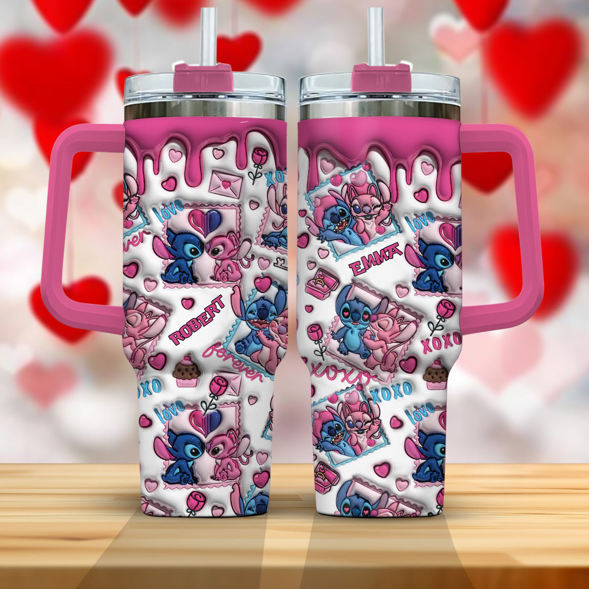 No Returns Or Refund - Personalized Ohana Tumbler With Handle