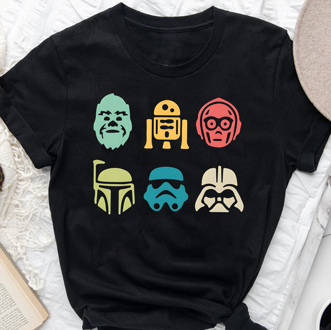 Retro Characters - The Force T-shirt And Hoodie