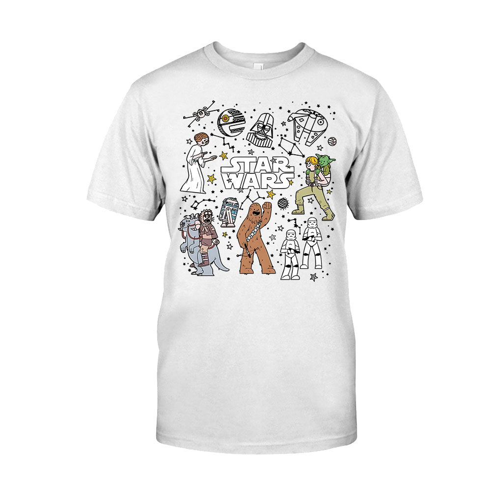 Funny Characters - The Force T-shirt And Hoodie