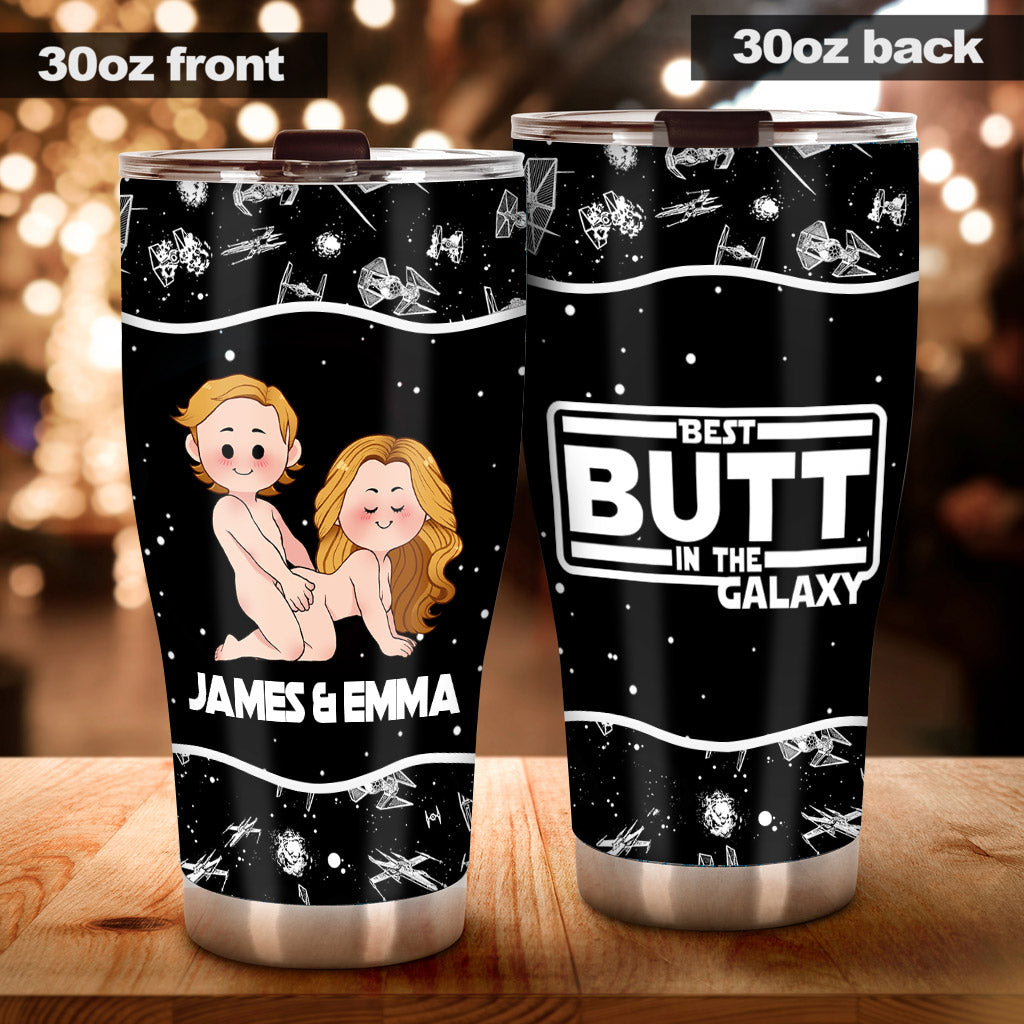Best Butt In The Galaxy - Personalized The Force Tumbler