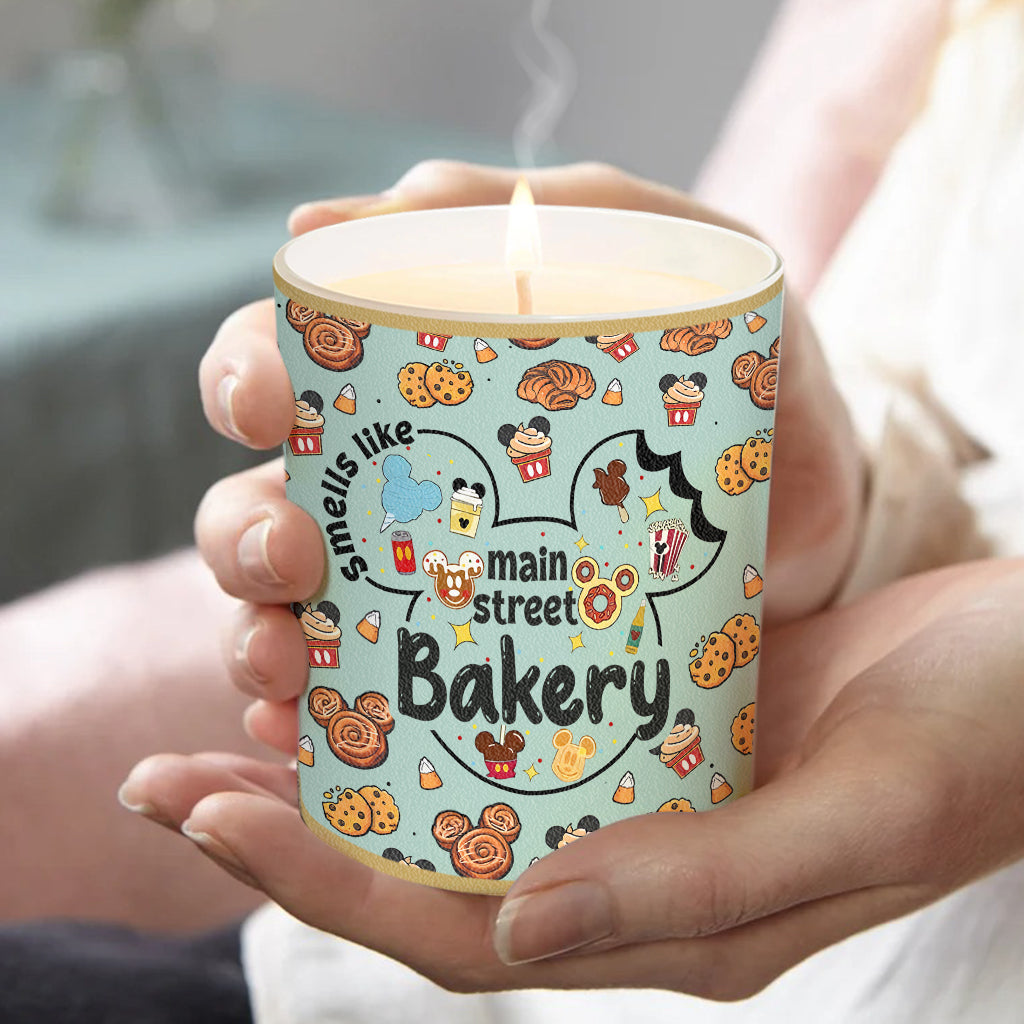 Smells Like Main Street Bakery - Mouse Candle With Wooden Lid