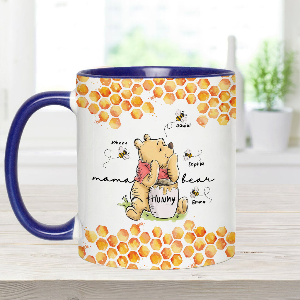 Mama Bear - Personalized Mouse Accent Mug