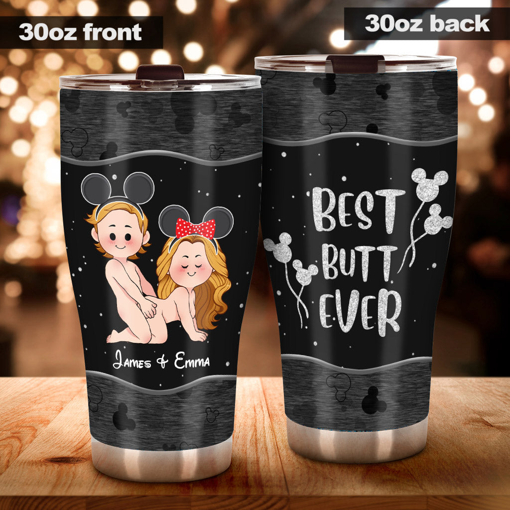 Best Butt Ever Mouse Ears Naughty - Personalized Mouse Tumbler