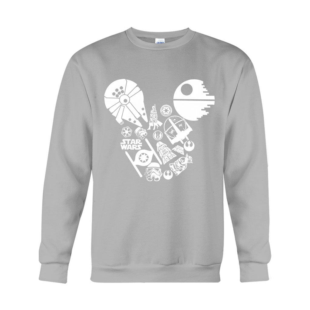 Mouse Ears - Personalized The Force T-shirt And Hoodie