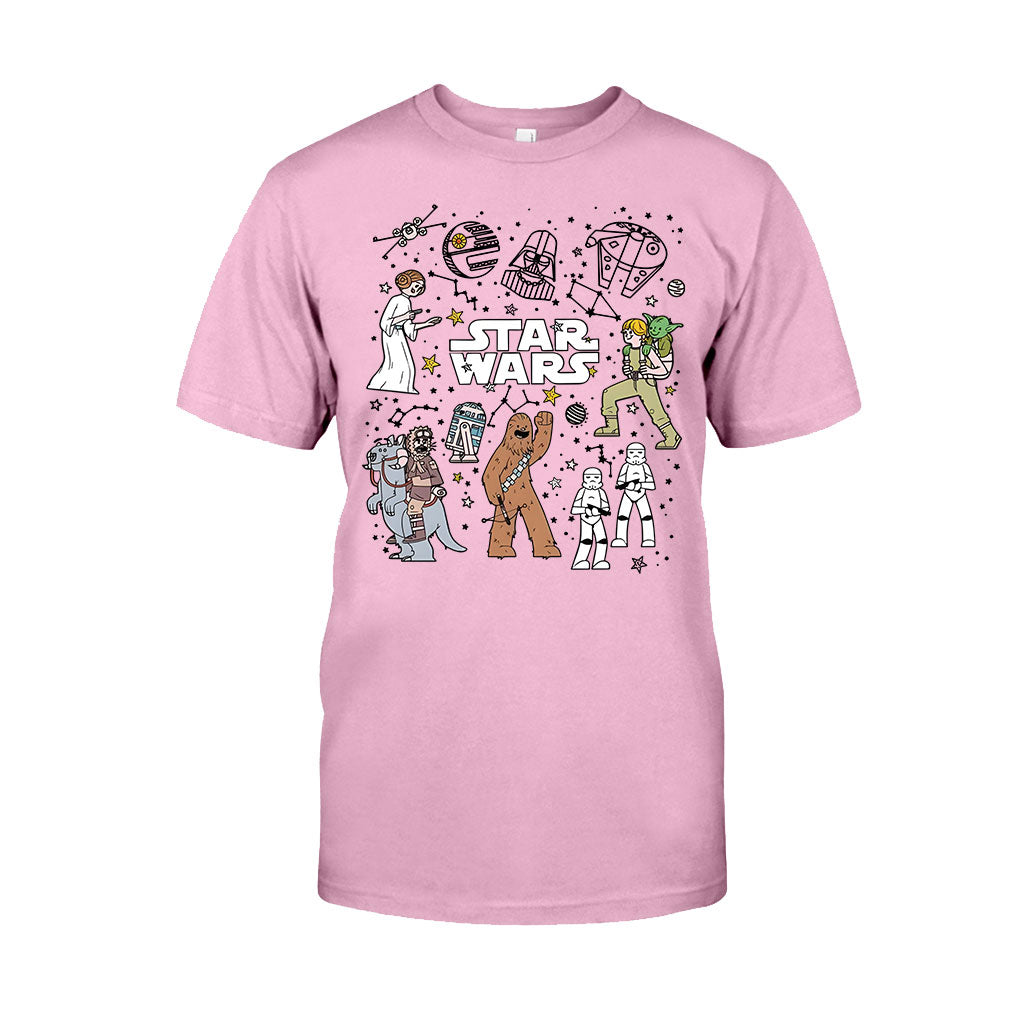 Funny Characters - The Force T-shirt And Hoodie