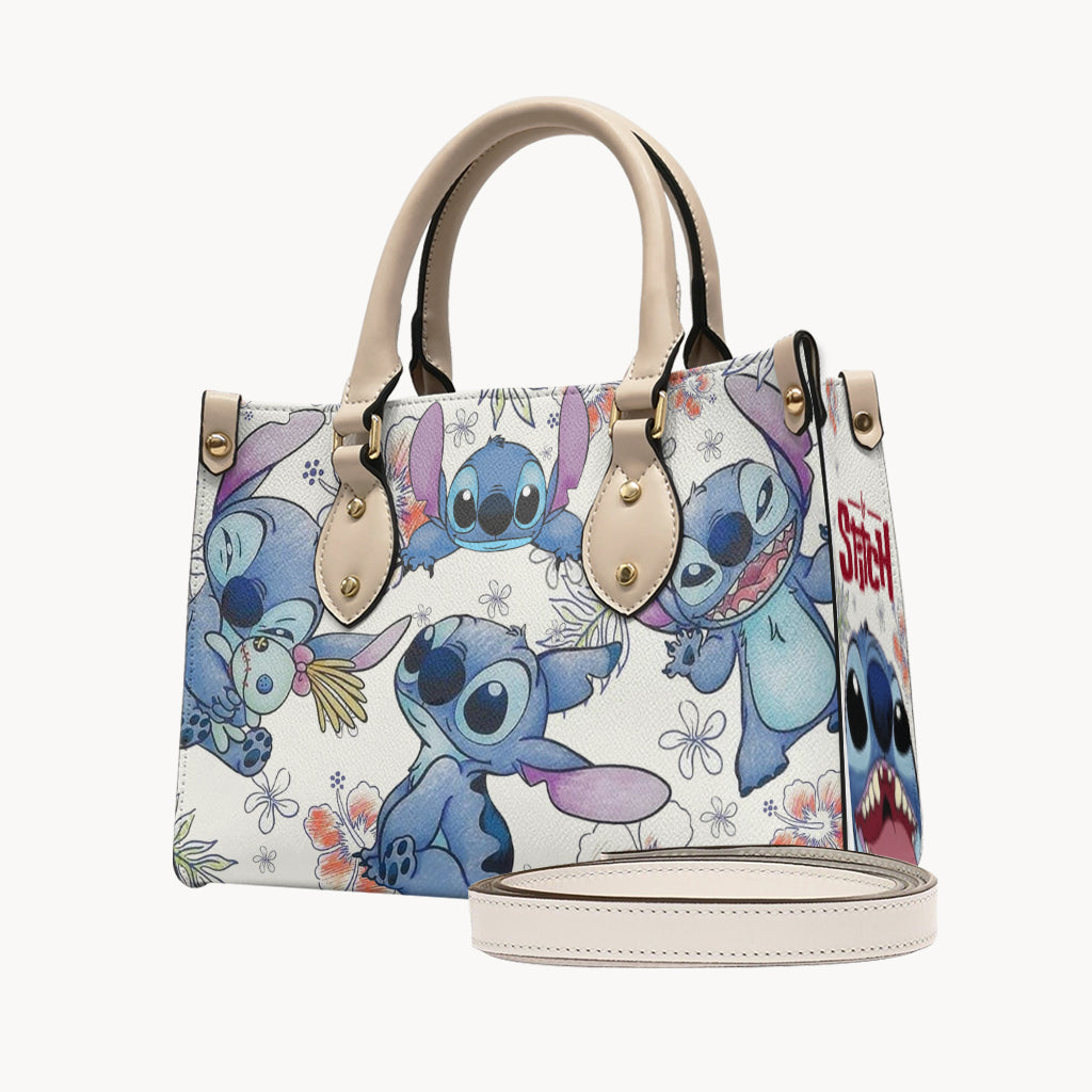 My Blue Dog - Personalized Ohana Leather Handbag