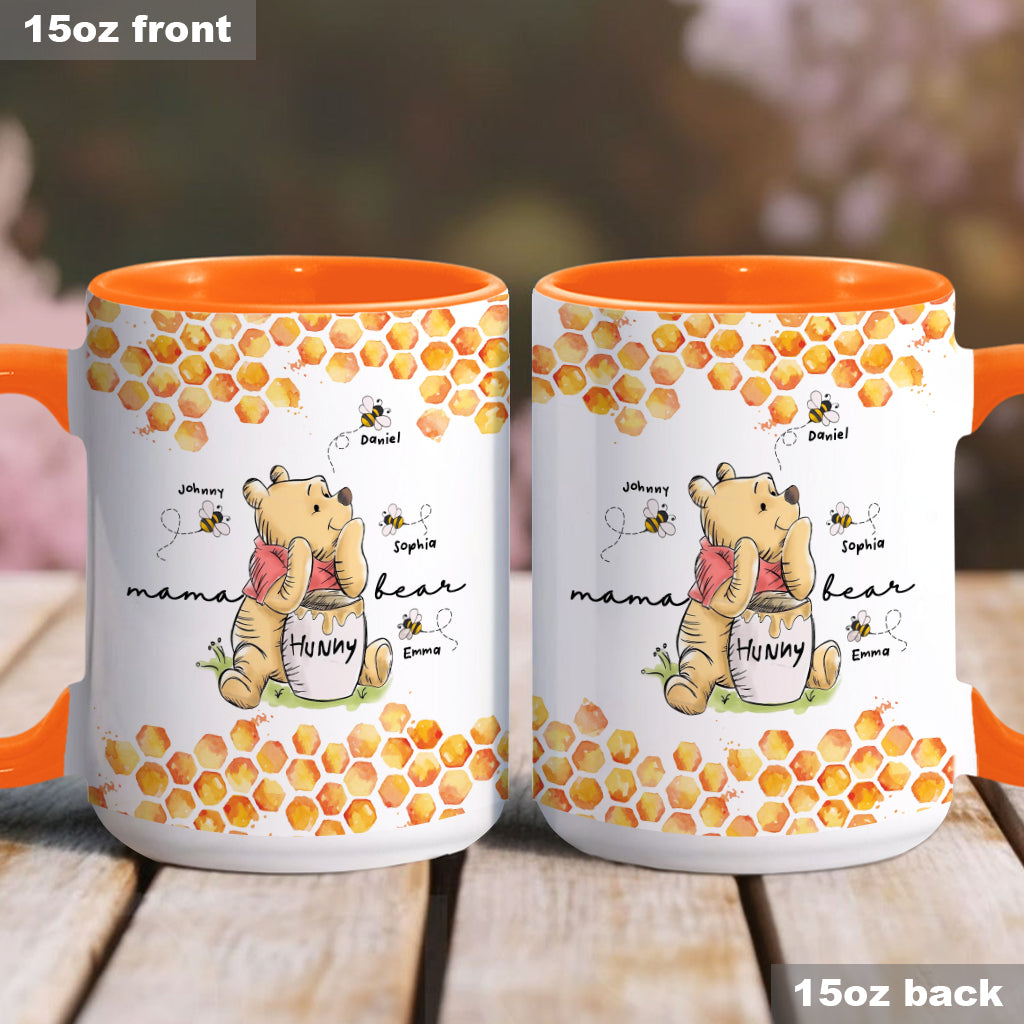 Mama Bear - Personalized Mouse Accent Mug