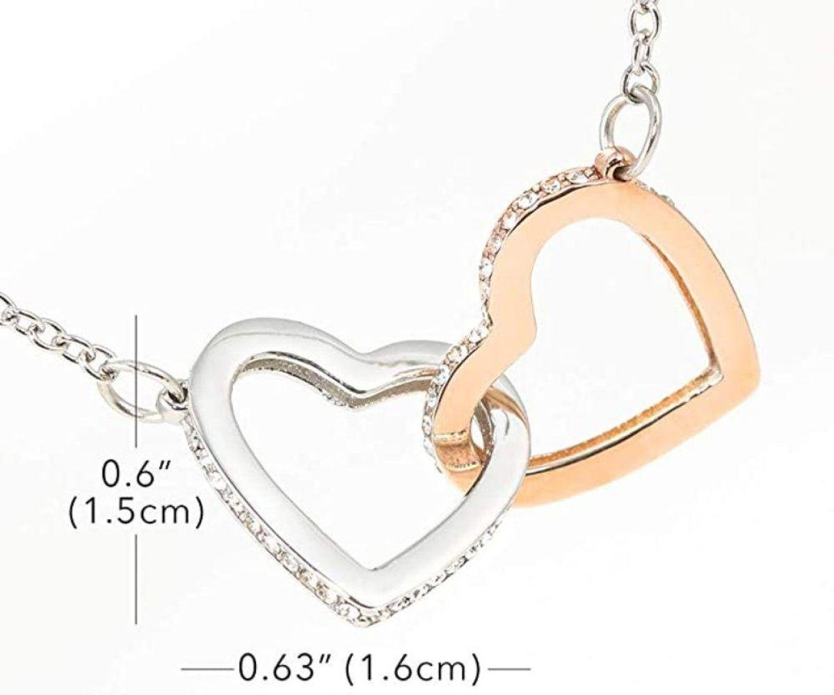 To My Grandmother From Granddaughter Warm Kitchen - Grandma Two Hearts Necklace 0921