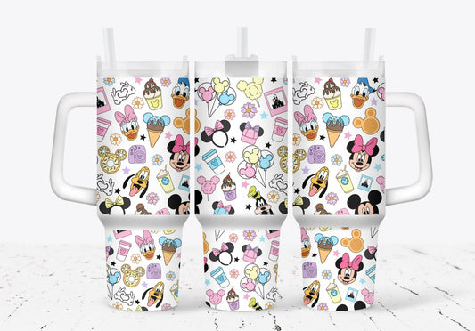 Mouse And Friends Mouse Tumbler With Handle 0224