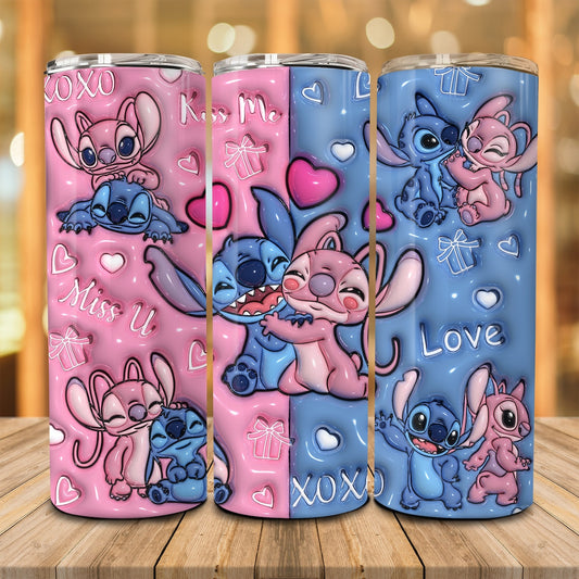 Be My Valentine Ohana Skinny Tumbler 0124