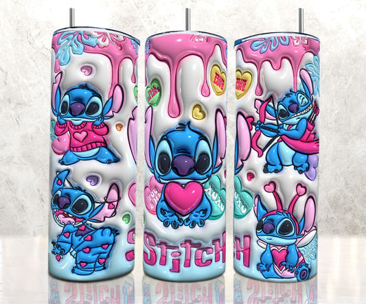 True Love Ohana Skinny Tumbler 0124