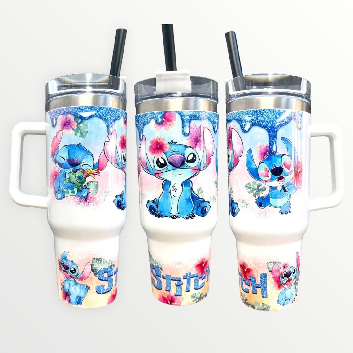 Love Ohana Ohana Tumbler With Handle 0224