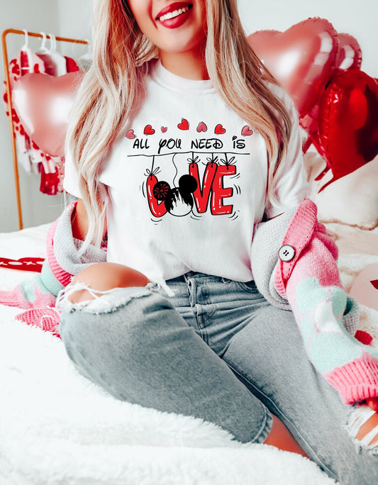 All You Need Is Love Mouse T-shirt & Hoodie 0124
