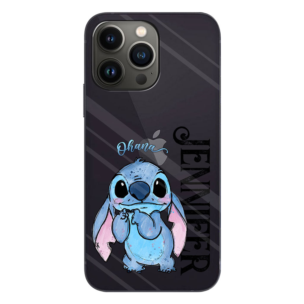 Ohana - Personalized Ohana Clear Phone Case