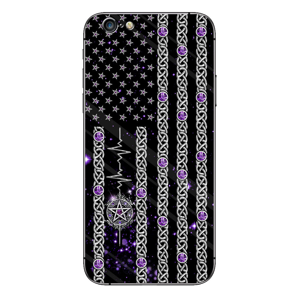 Witch Vibes Purple Pentagram Personalized Phone Case