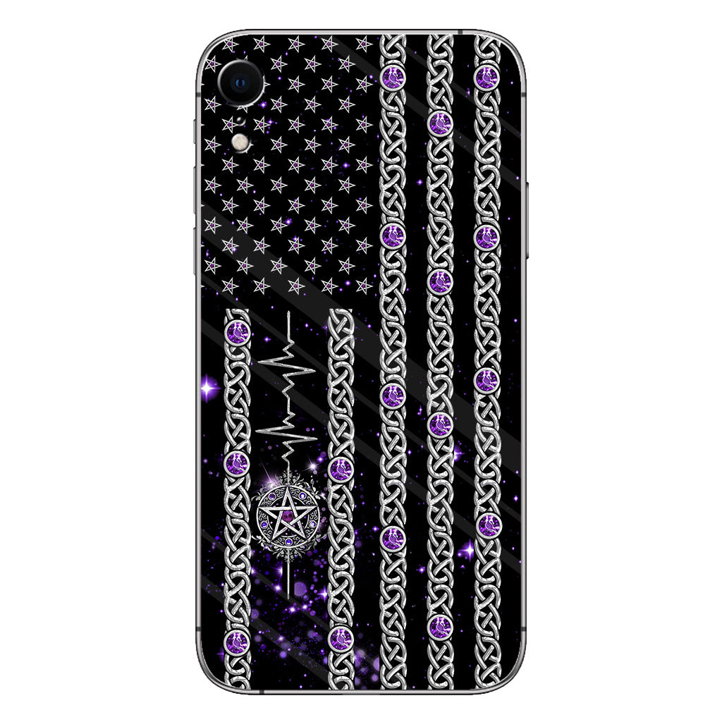 Witch Vibes Purple Pentagram Personalized Phone Case