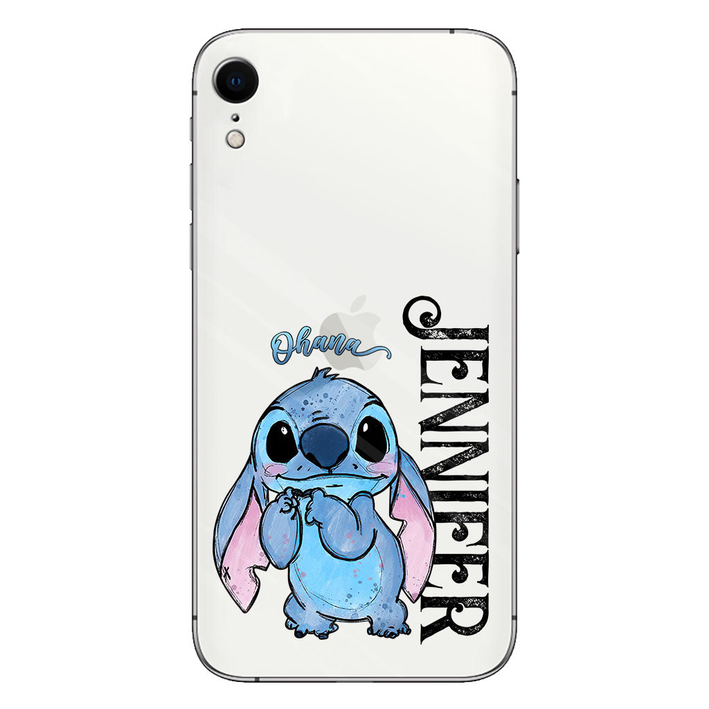 Ohana - Personalized Ohana Clear Phone Case