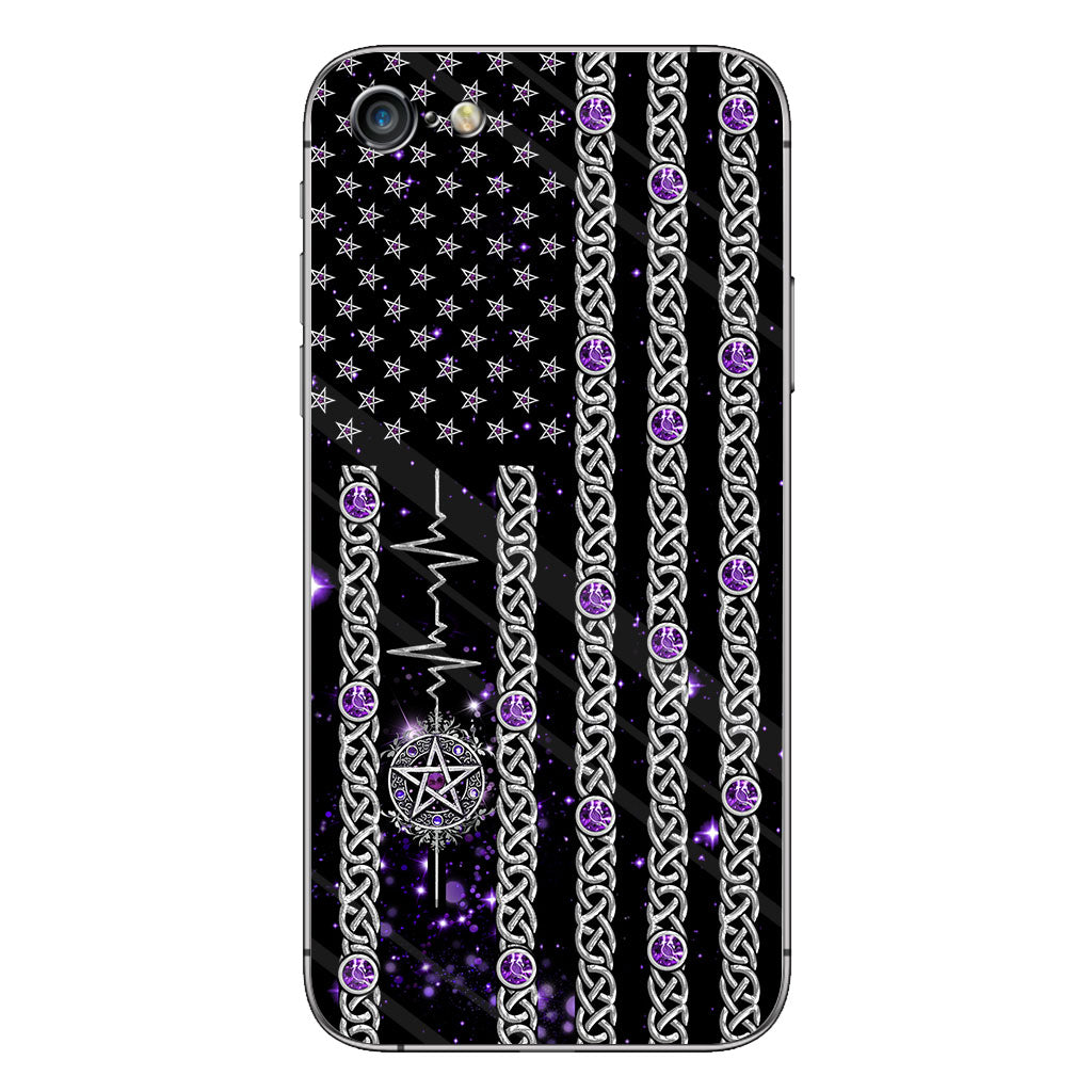 Witch Vibes Purple Pentagram Personalized Phone Case