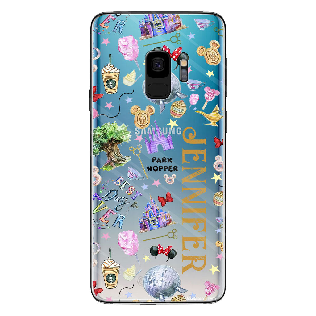 Lovely Mouse Ears - Personalized Mouse Clear Phone Case