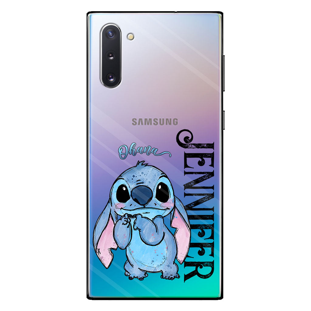 Ohana - Personalized Ohana Clear Phone Case
