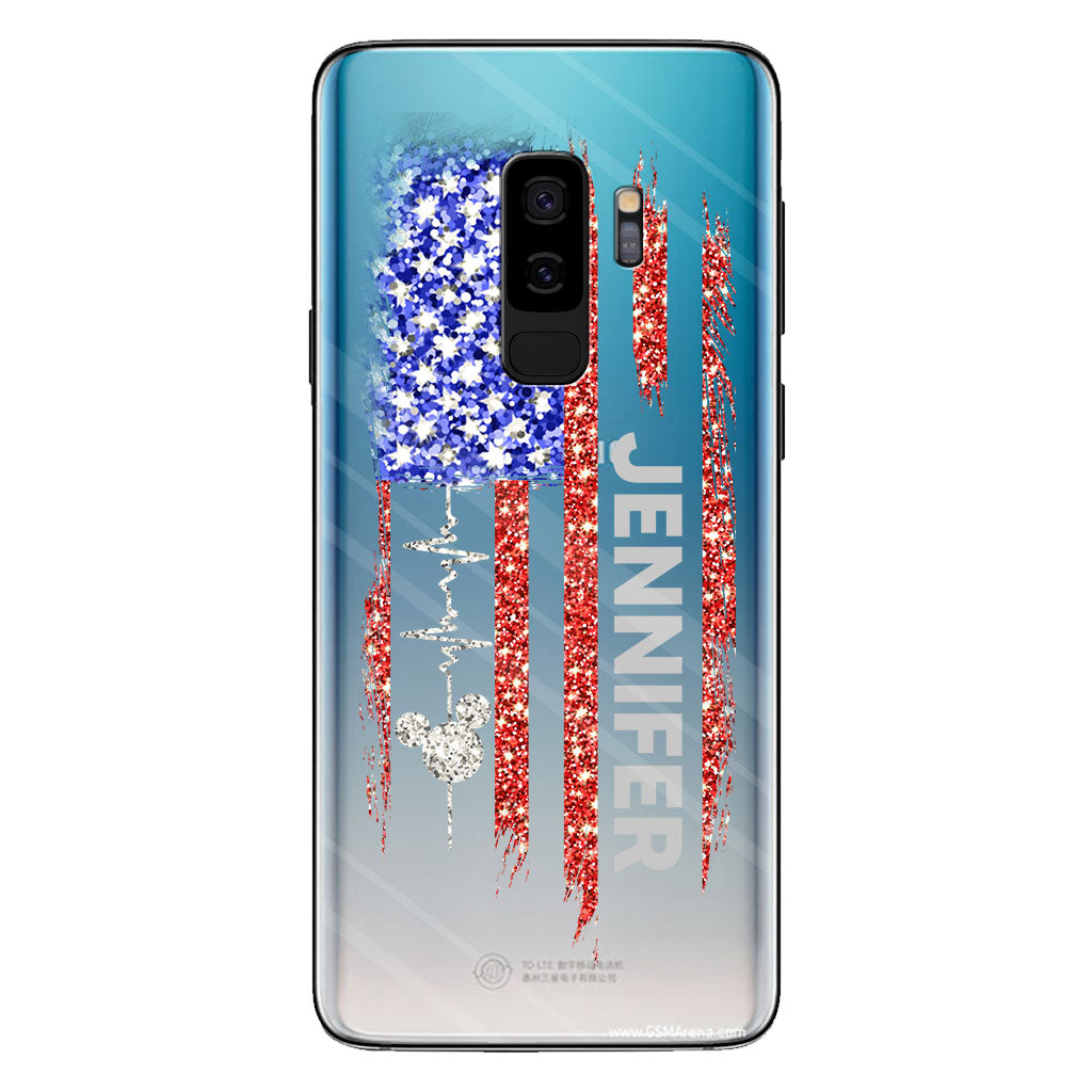 Best Day Ever - Personalized Mouse Clear Phone Case