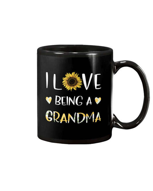 I Love Being A Grandma Sunflower - Grandma Mug 0921