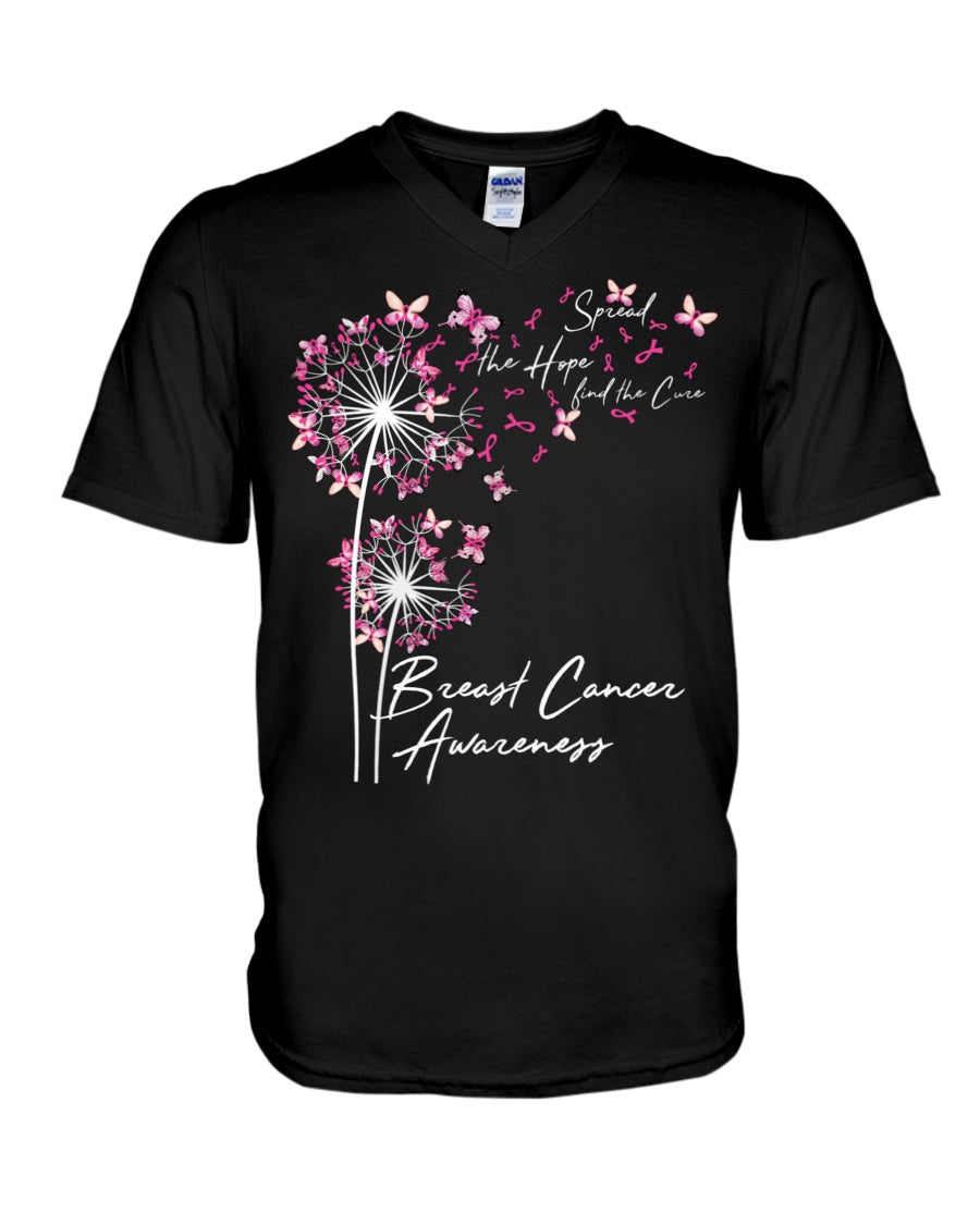 Spread The Hope Find The Cure - Breast Cancer Awareness T-shirt and Hoodie 0822